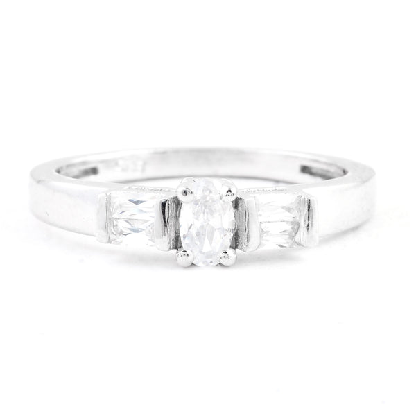 1.08 Ct Cubic Zirconia 925 Sterling Silver Ring