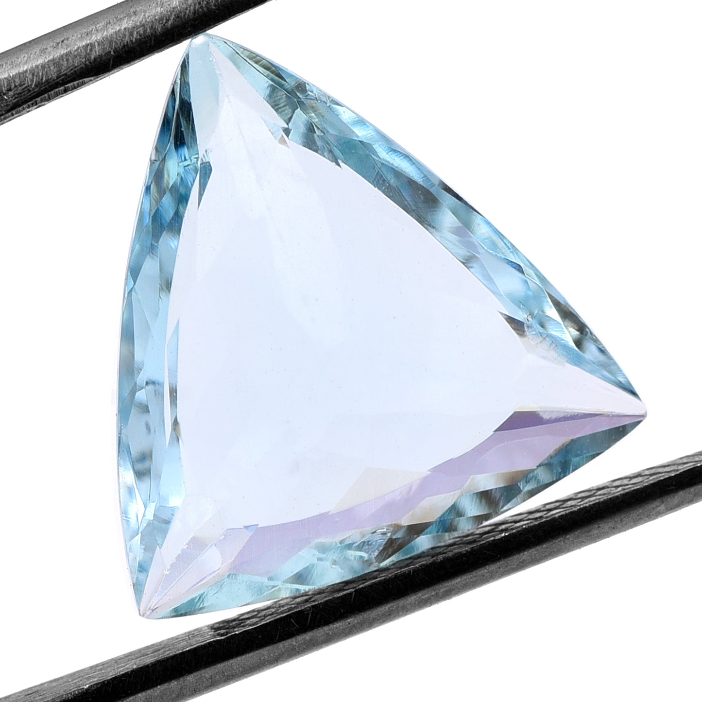 4.45 Natural Beryl Aquamarine Triangular Mixed Cut Gemstone