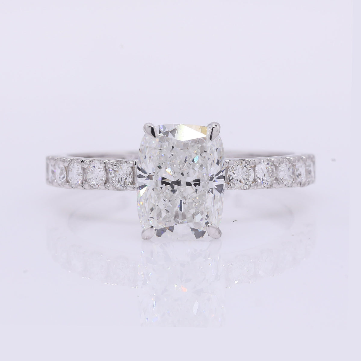 2.37 Carats Lab Grown Diamond 14K Gold Ring