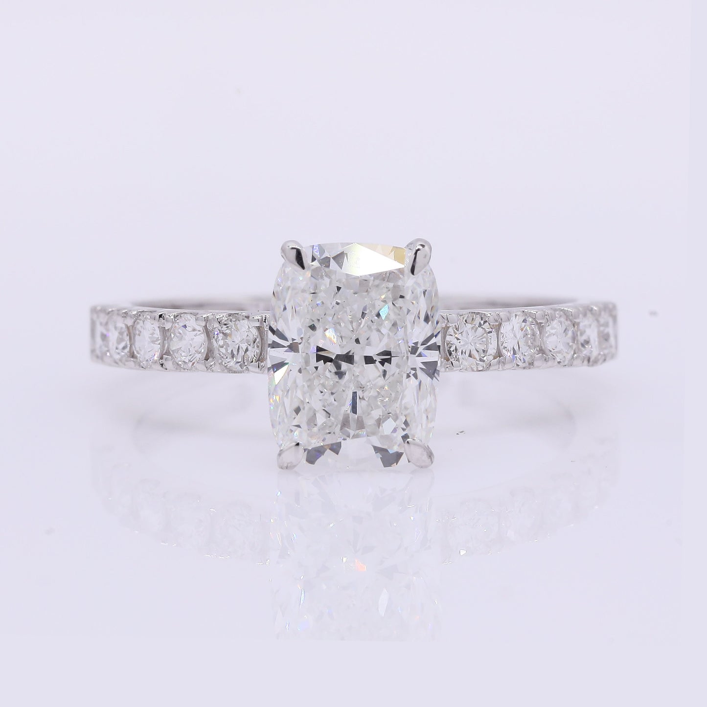 2.37 Carats Lab Grown Diamond 14K Gold Ring