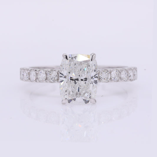 2.37 Carats Lab Grown Diamond 14K Gold Ring
