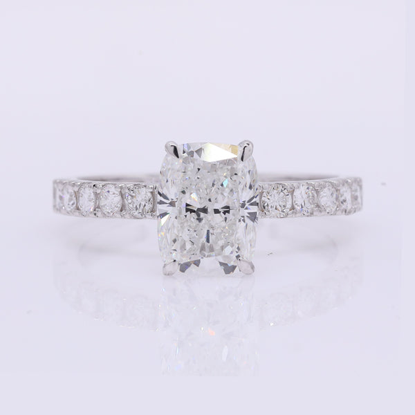 2.37 Carats Lab Grown Diamond 14K Gold Ring
