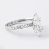 2.07 Carats Lab Grown Diamond 14K Gold Ring