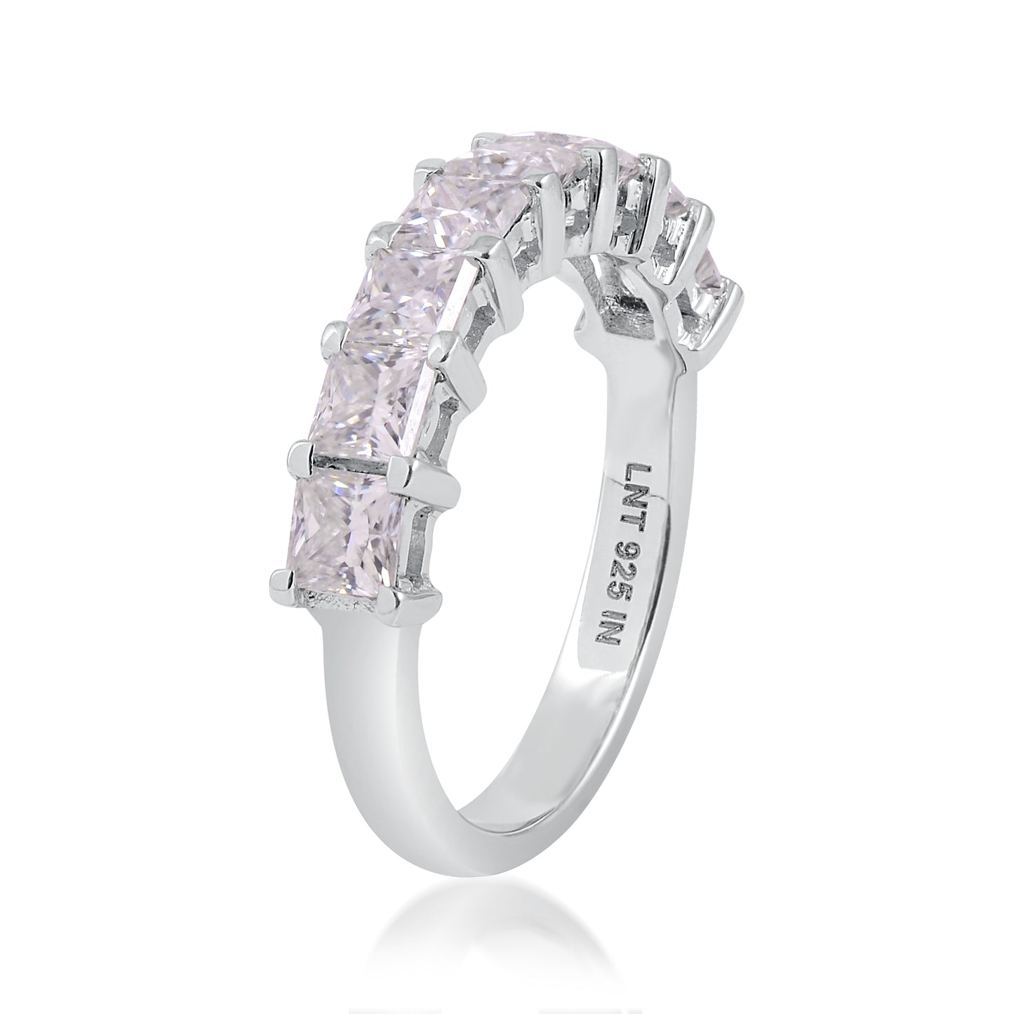 1.88 Ct Square Moissanite 925 Sterling Silver Ring
