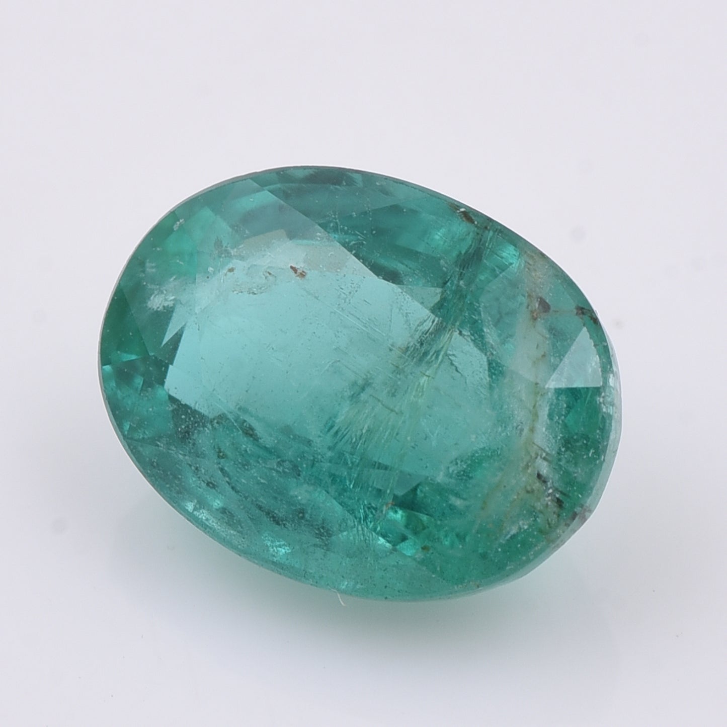 1.85 Natural Beryl Emerald Oval Mixed Cut Gemstone