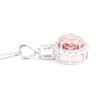 5.53 Carats Pink Lab Grown Diamond 14K Gold Pendant