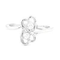 1.02 Ct Cubic Zirconia 925 Sterling Silver Ring