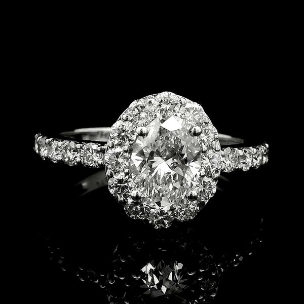 1.98 Carats Lab Grown Diamond 14K Gold Ring