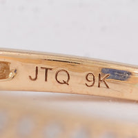 1.32 Ct Oval Sapphire 9K Gold Ring