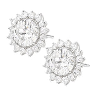 4.34 Carats Lab Grown Diamond 14K Gold Earrings