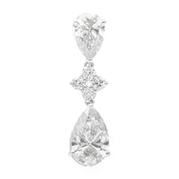 3.30 Carats Lab Grown Diamond 14K Gold Pendant