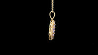 0.93 Ct Marquise Tanzanite 14K Gold Pendant