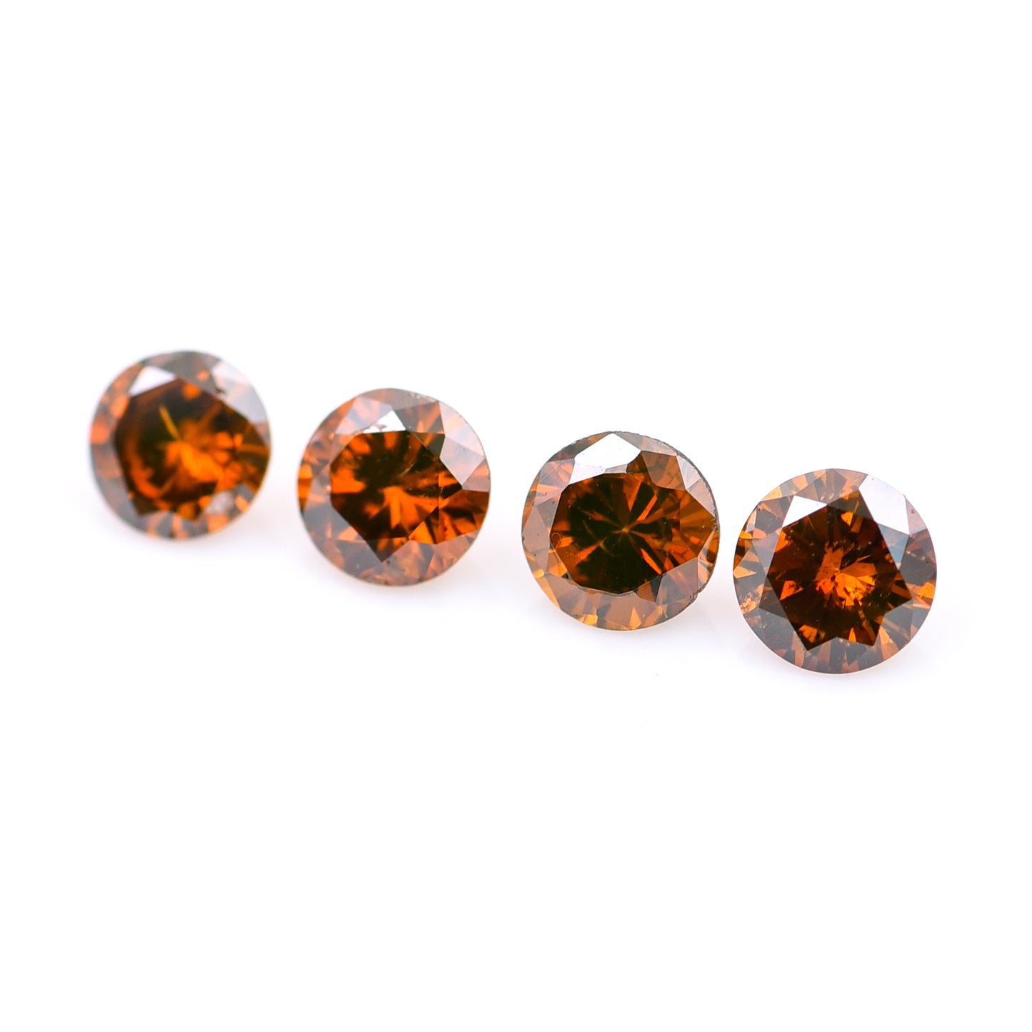 0.44 Brown Diamond Round Loose Diamond
