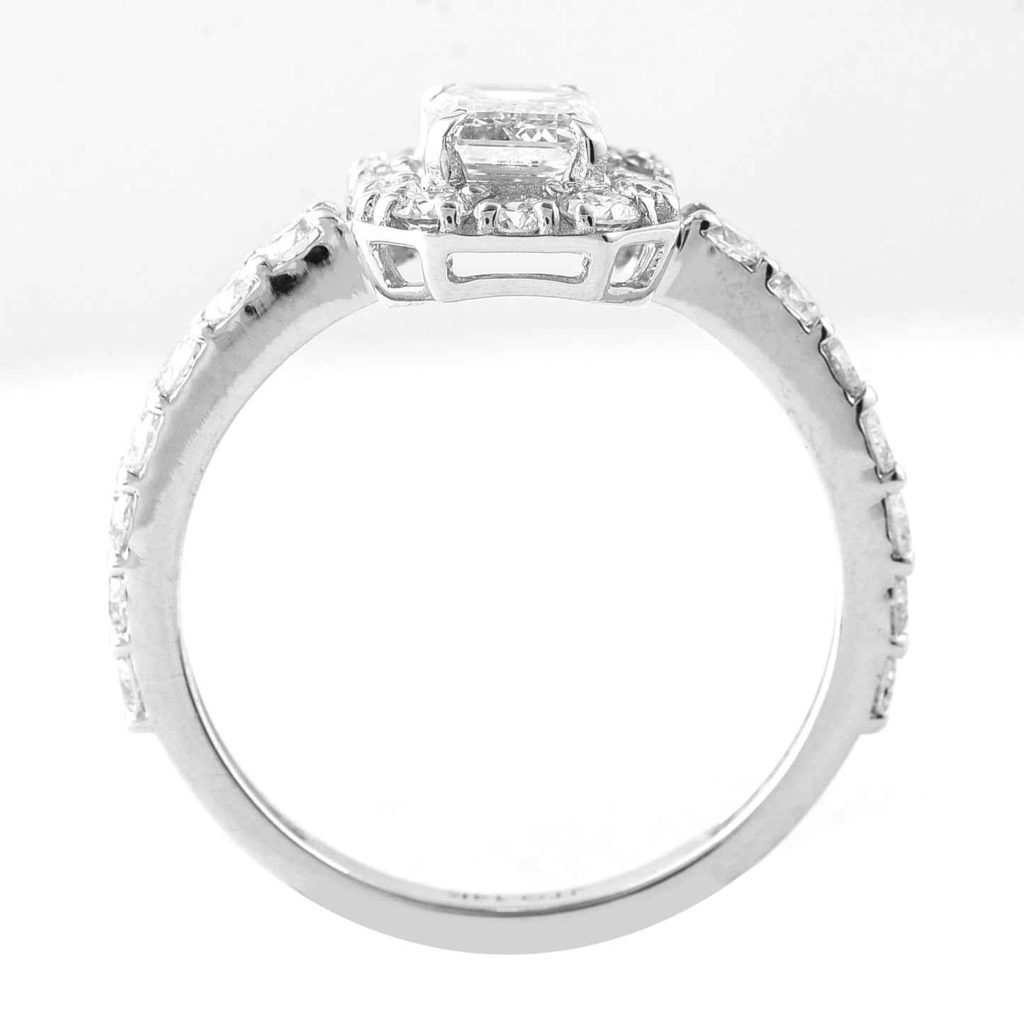1.98 Carats Lab Grown Diamond 14K Gold Ring