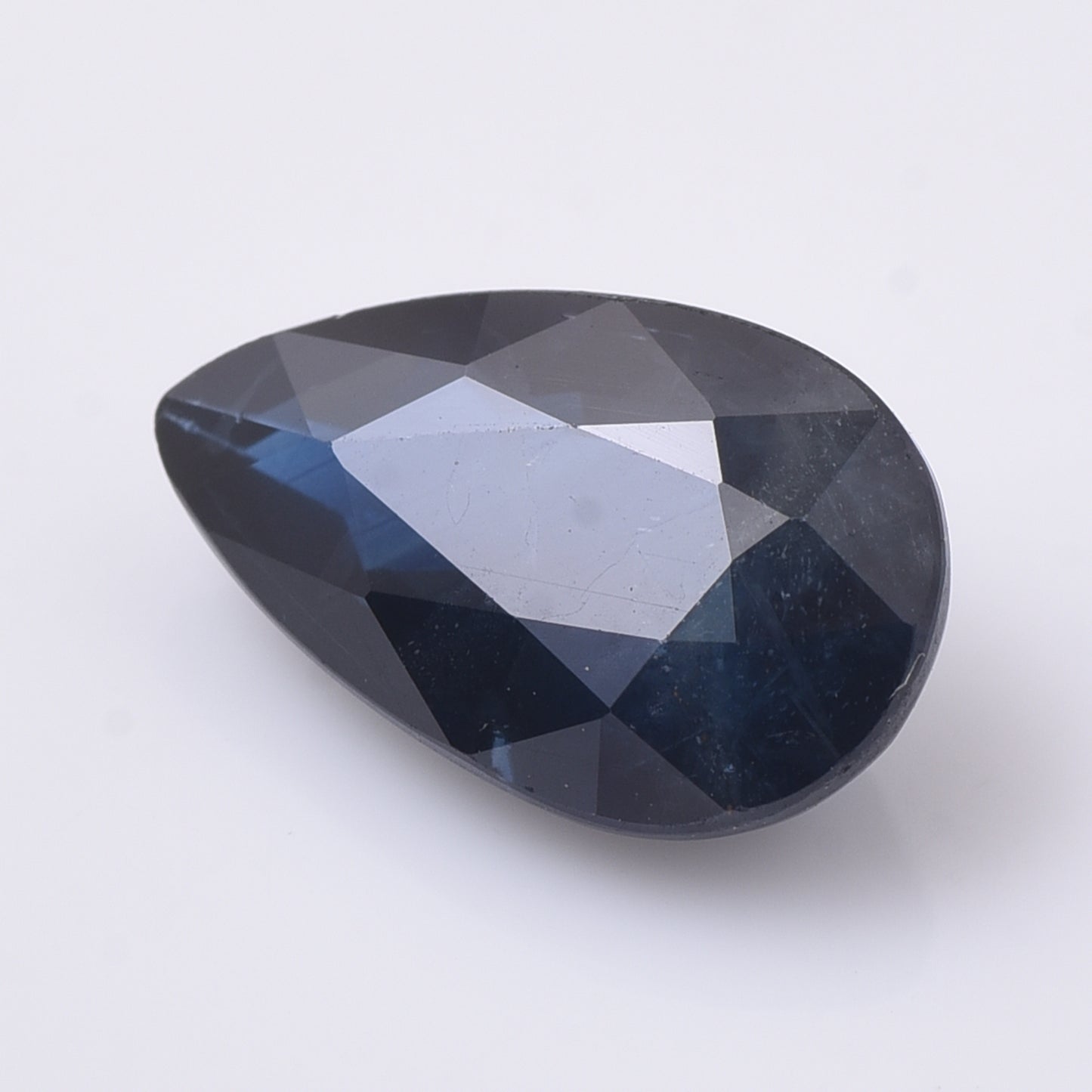 3.39 Natural Corundum Sapphire Pear Mixed Cut Gemstone