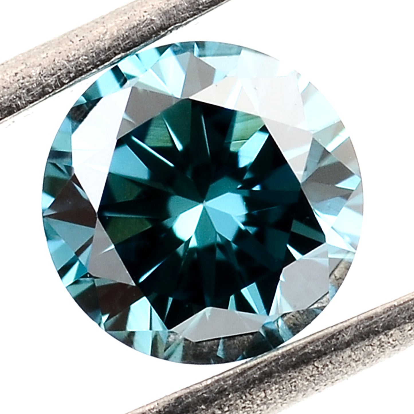 0.59 Blue Diamond Round Loose Gemstone