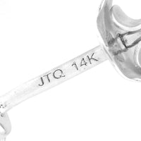 3.07 Carats Lab Grown Diamond 14K Gold Earrings