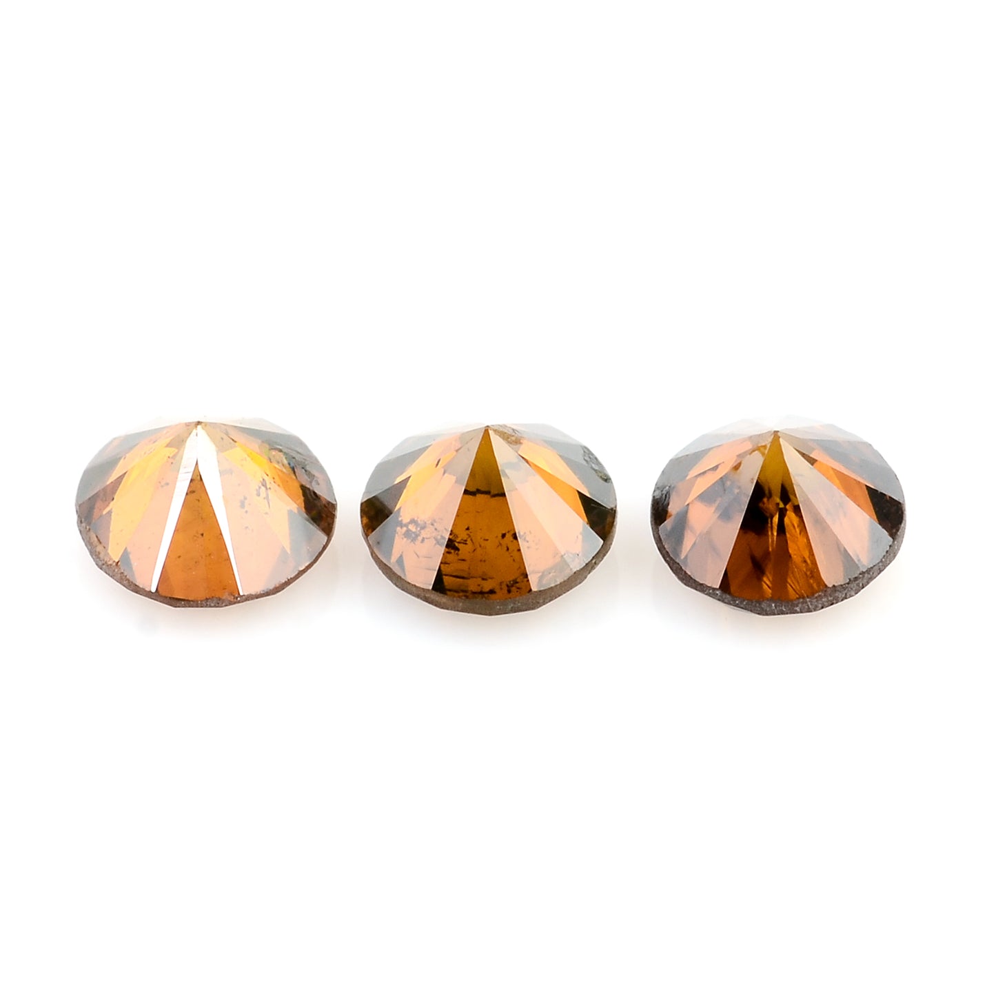 0.50 Red Diamond Round Loose Gemstone