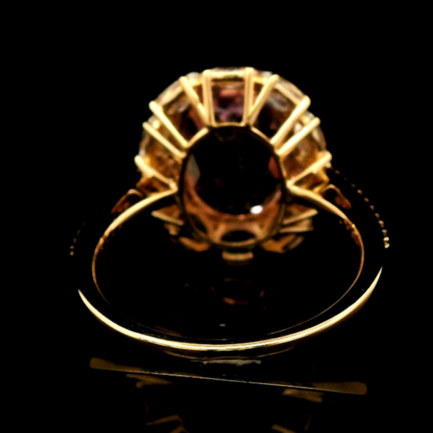 8.01 Ct Oval Kunzite 14K Gold Ring