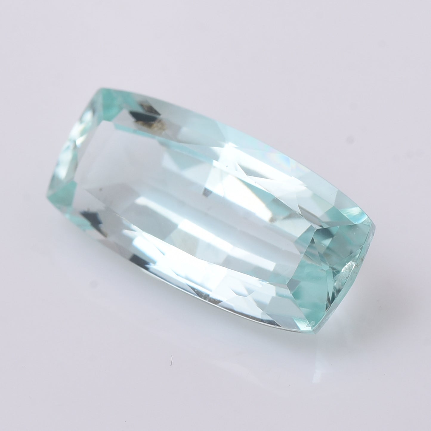 4.07 Natural Beryl Emerald Rectangular Cushion Mixed Cut Gemstone