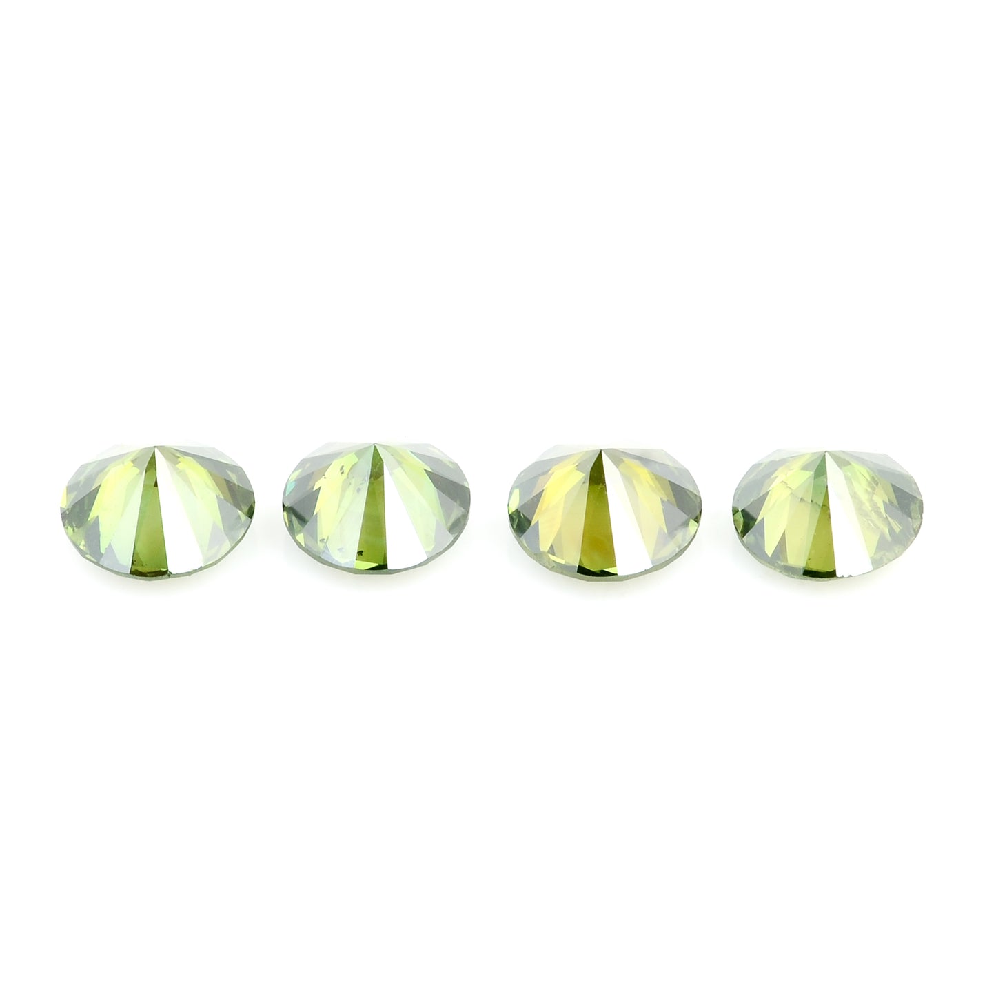 0.73 Green Diamond Round Loose Gemstone