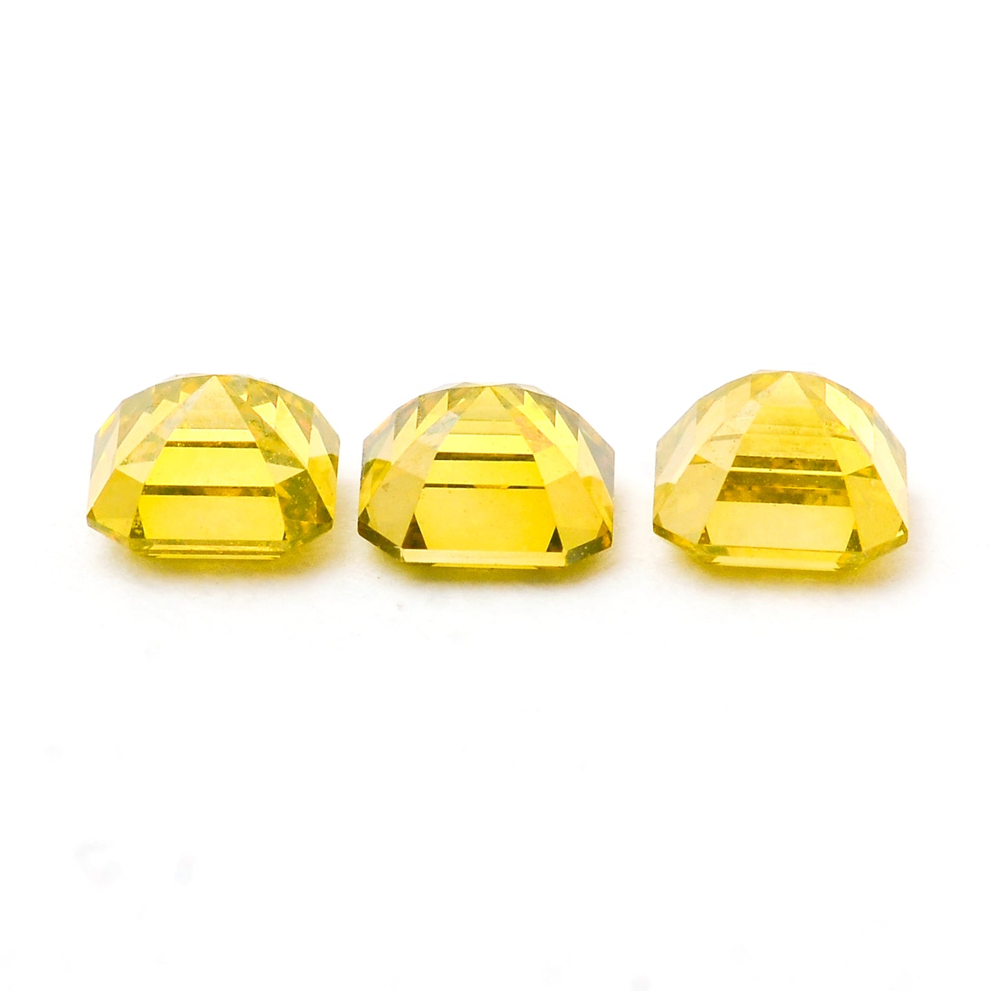 0.66 Yellow Diamond Octagon Loose Diamond