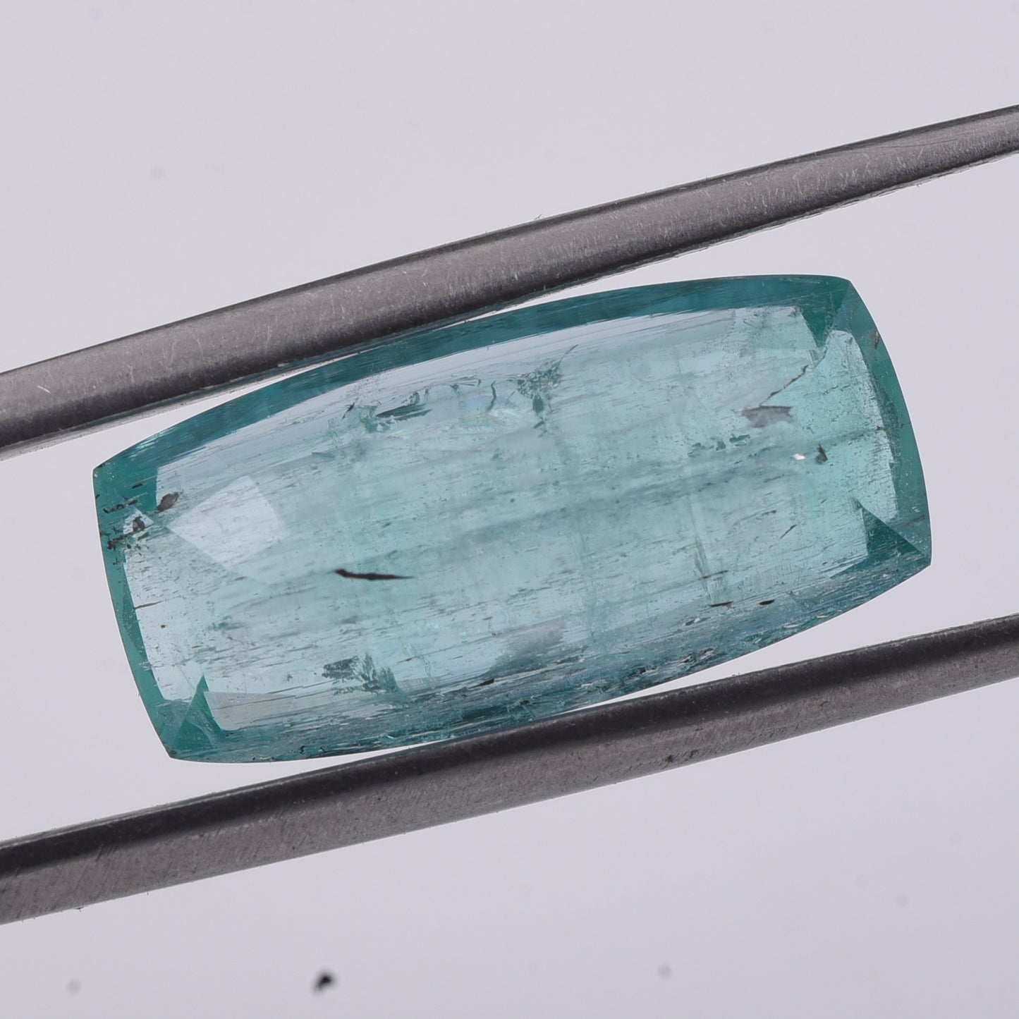 7.33 Natural Beryl Emerald Rectangular Cushion Mixed Cut Gemstone