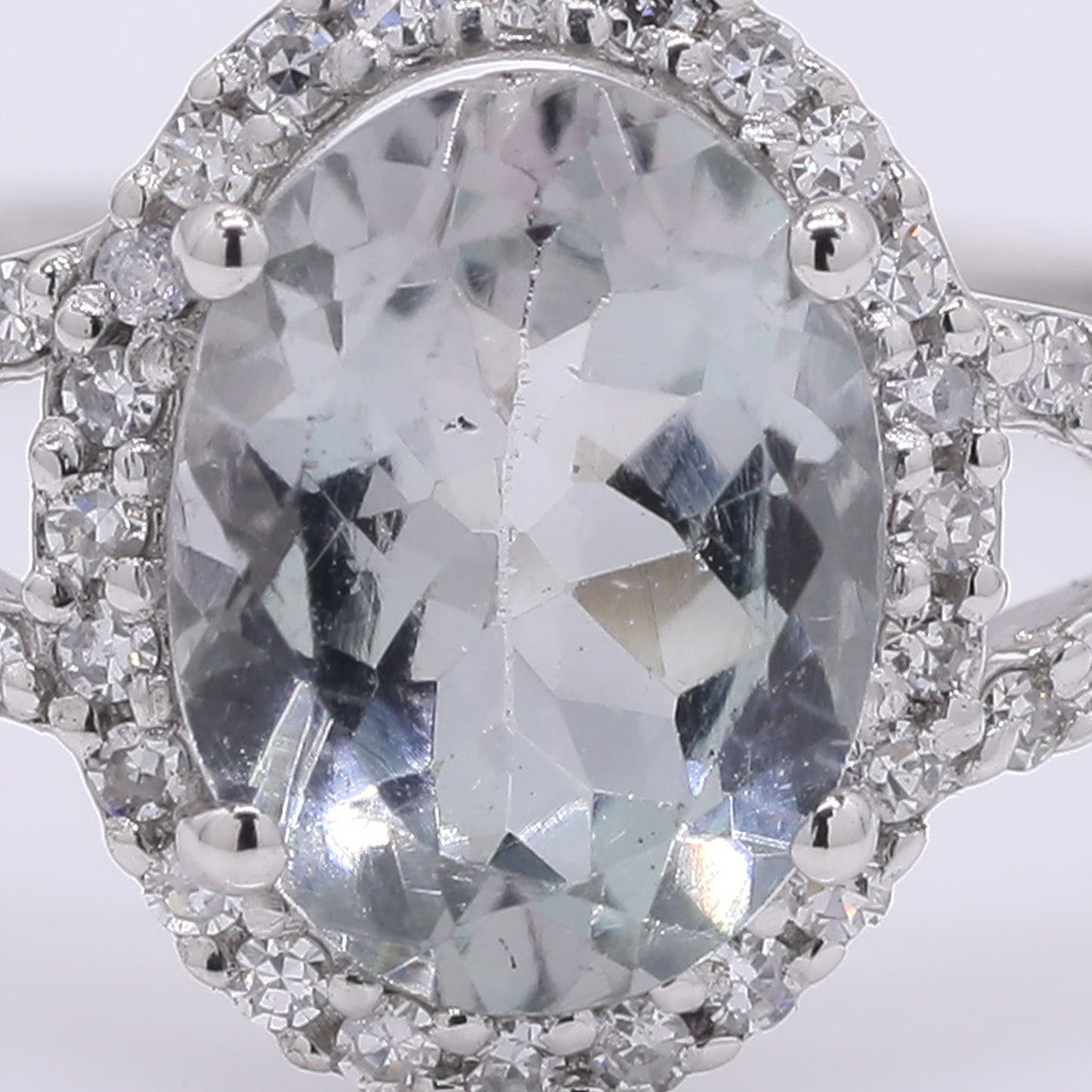 1.24 Ct Oval Mixed Cut Natural Tourmaline 950 Platinum Ring