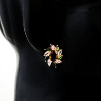 2.55 Ct Oval Tourmaline 14K Gold Earrings