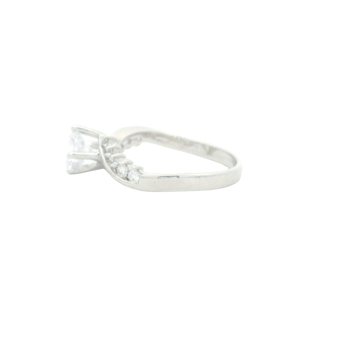 3.21 Ct Cubic Zirconia 925 Sterling Silver Ring