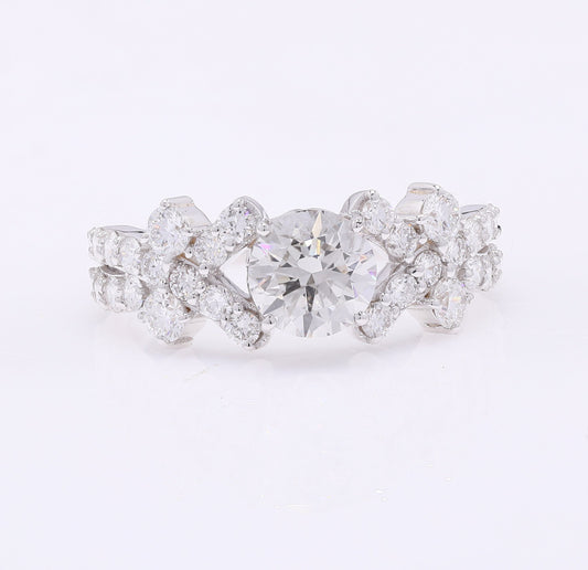 2.02 Carats Lab Grown Diamond 14K Gold Ring