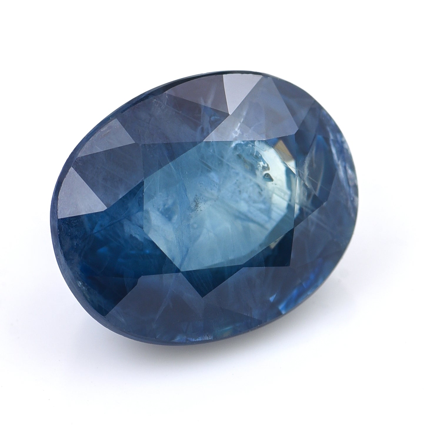 6.64 Natural Corundum Sapphire Oval Mixed Cut Gemstone