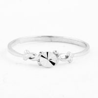 0.00 Ct Plain 925 Sterling Silver Ring