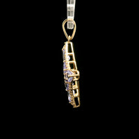 1.80 Ct Pear Tanzanite 14K Gold Pendant