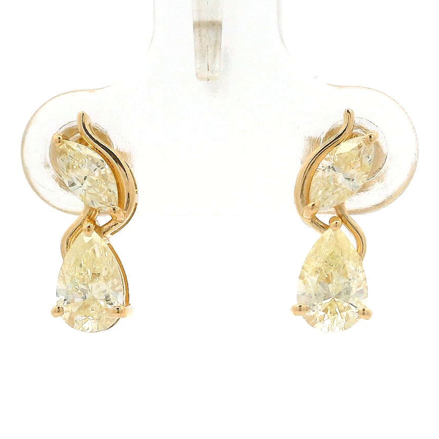 1.31 Ct Marquise Diamond 14K Gold Earrings