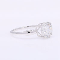 2.58 Carats Lab Grown Diamond 14K Gold Ring