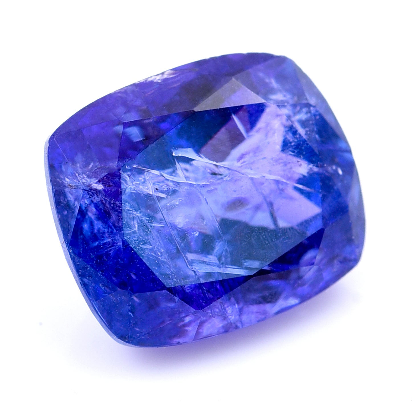 7.27 Natural Zoisite Tanzanite Rectangular Cushion Mixed Cut Gemstone
