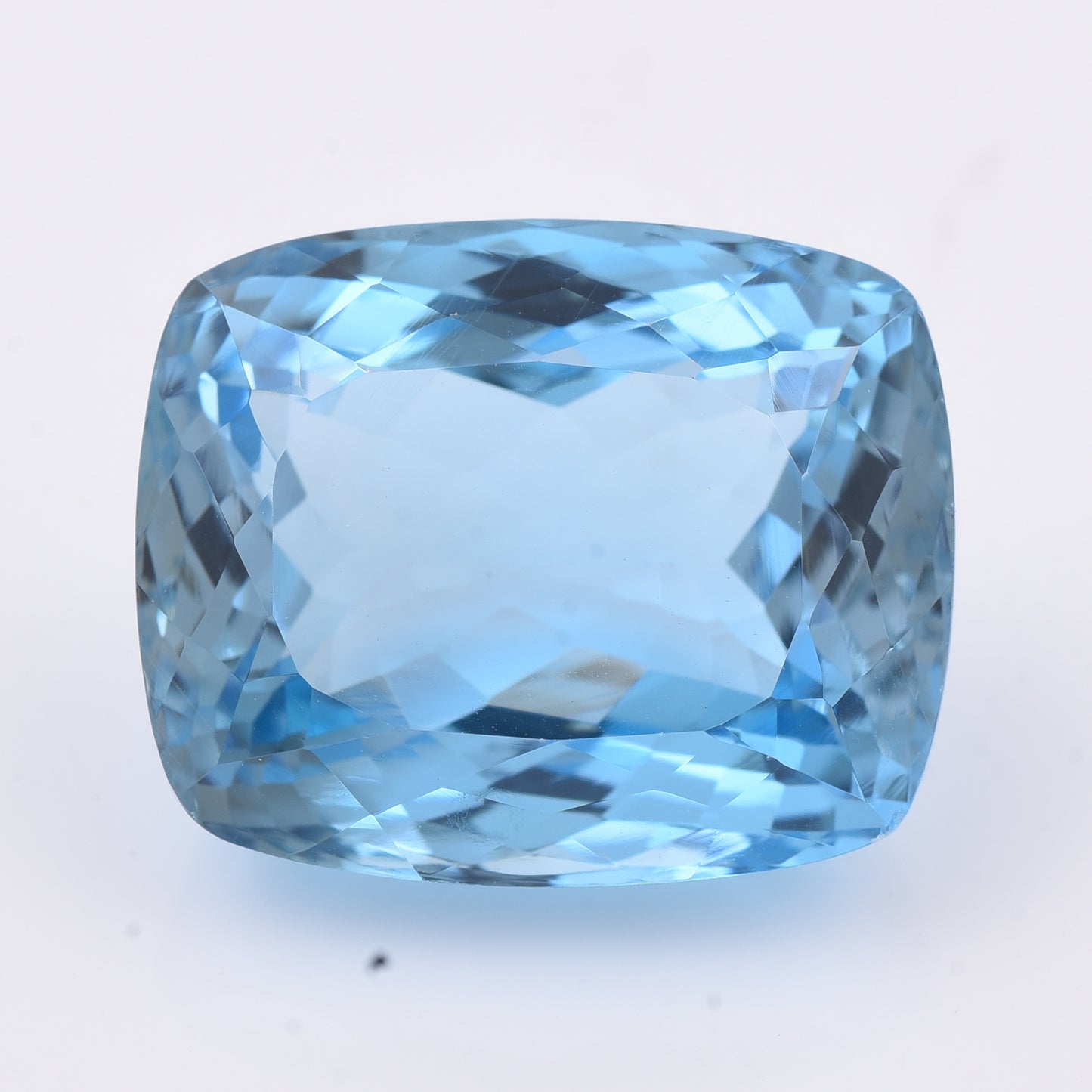 41.1 Natural Topaz Blue Topaz Rectangular Cushion Mixed Cut Gemstone