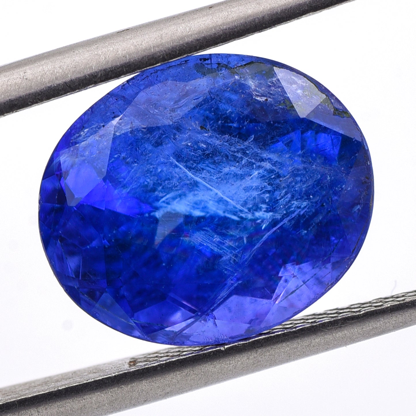 5.93 Natural Zoisite Tanzanite Oval Mixed Cut Gemstone