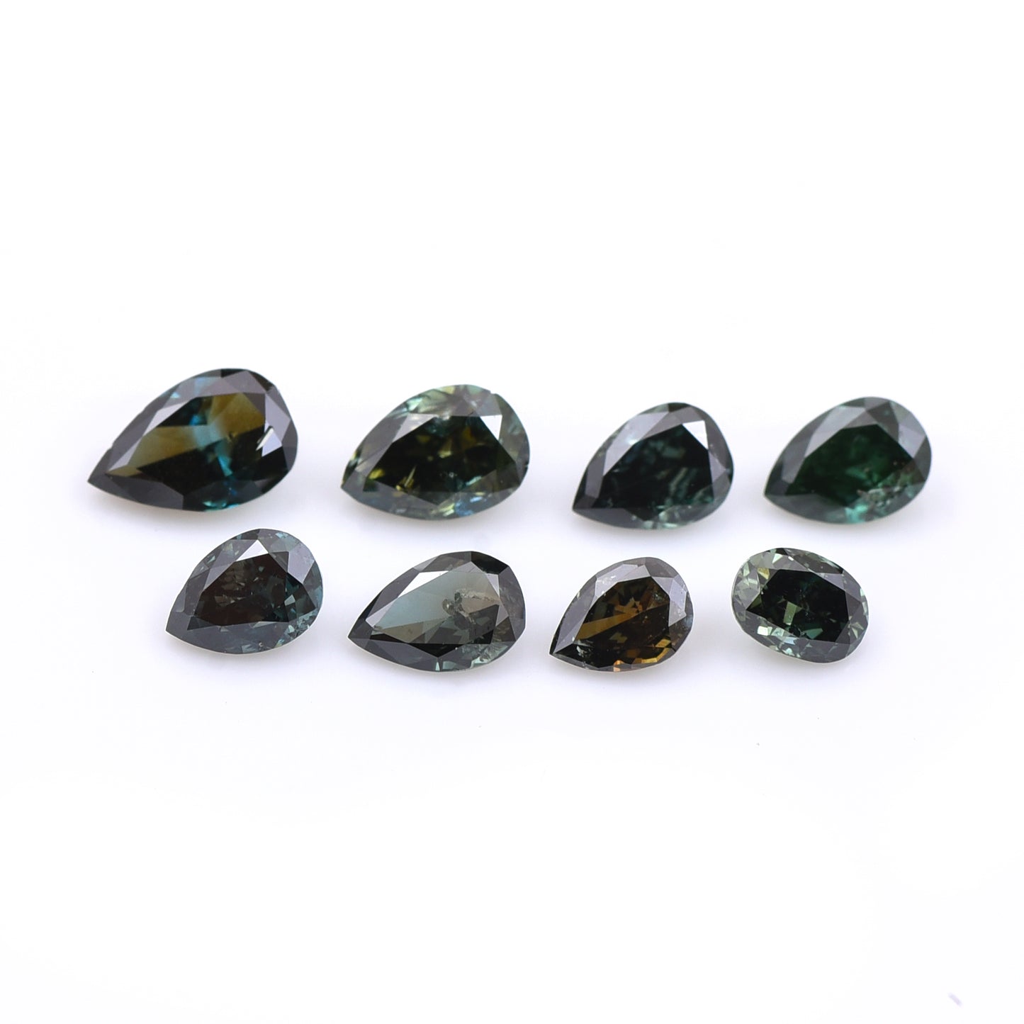 1.1 Blue Diamond Pear, Oval Loose Diamond