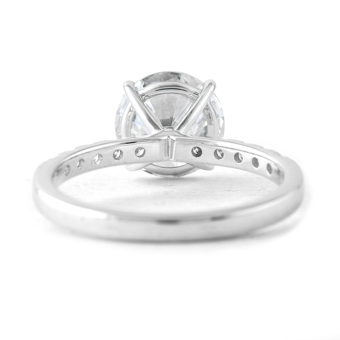 2.81 Carats Lab Grown Diamond 14K Gold Ring