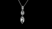 3.09 Carats Lab Grown Diamond 14K Gold Pendant