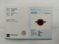 5.04 Ct Cushion Cabochon Cut Natural Ruby 14K Gold Ring