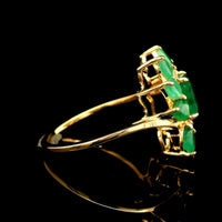 2.05 Ct Octagon Emerald 14K Gold Ring