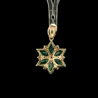 2.08 Ct Marquise Emerald 14K Gold Pendant