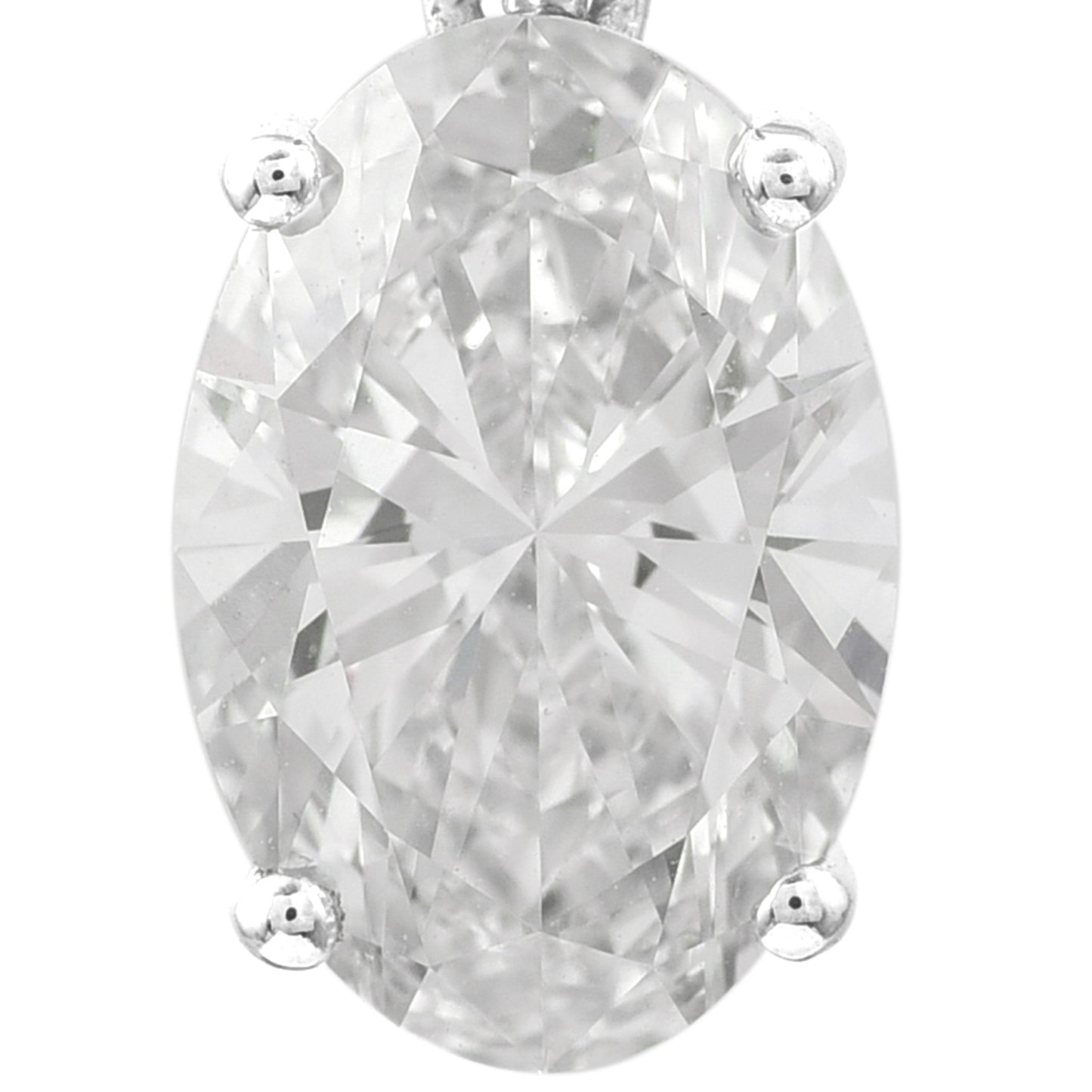 2.04 Carats Lab Grown Diamond 14K Gold Pendant