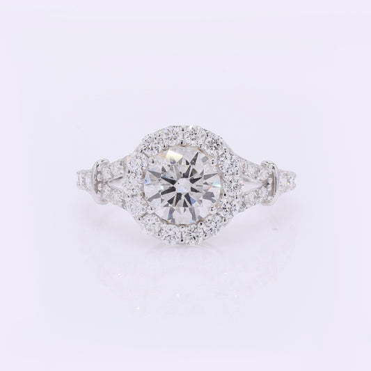 2.03 Carats Lab Grown Diamond 14K Gold Ring