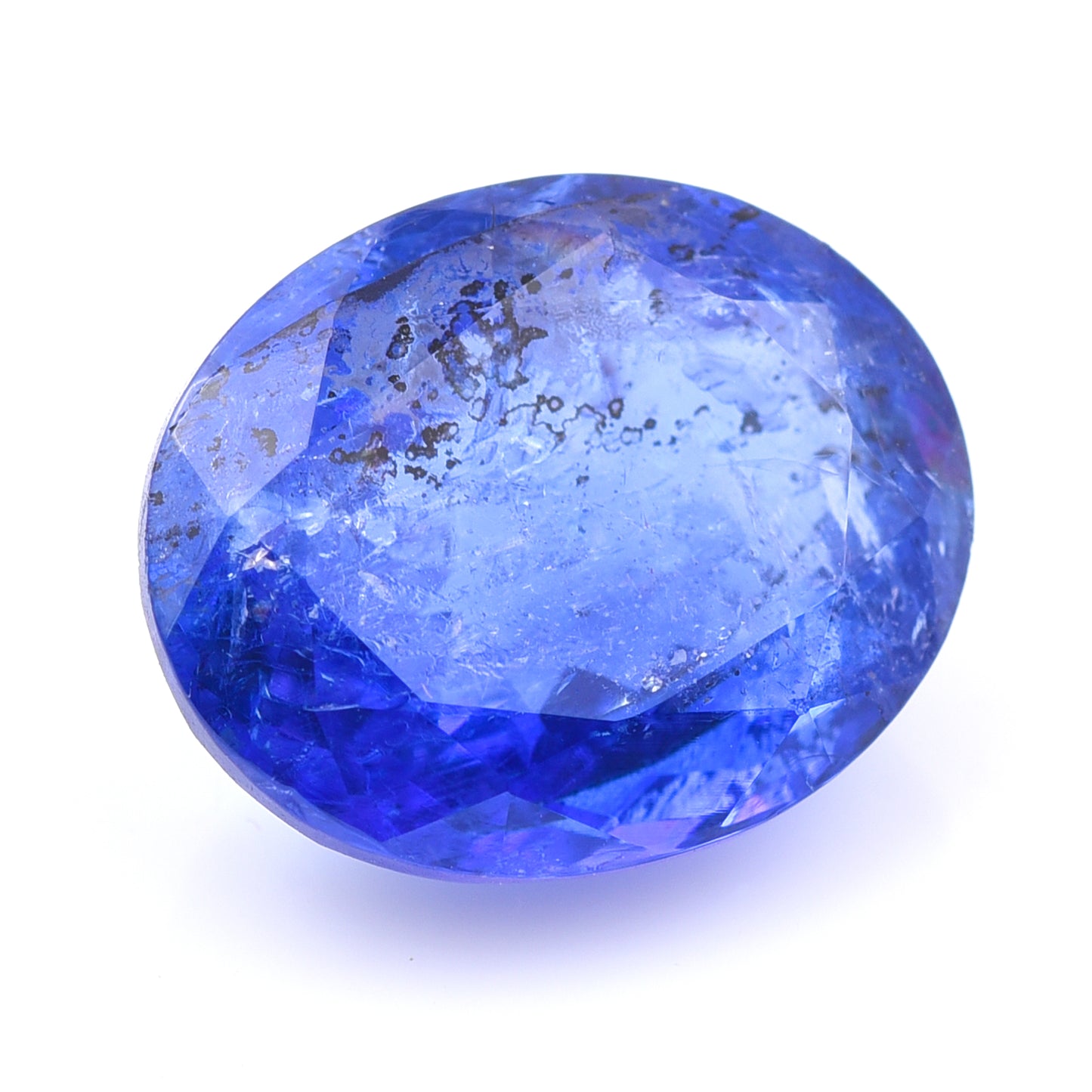 9.66 Natural Zoisite Tanzanite Oval Mixed Cut Gemstone
