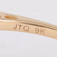 3.06 Ct Oval Emerald 9K Gold Ring
