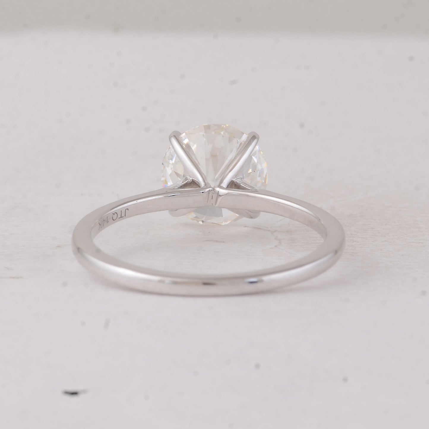 2.05 Carats Lab Grown Diamond 14K Gold Ring